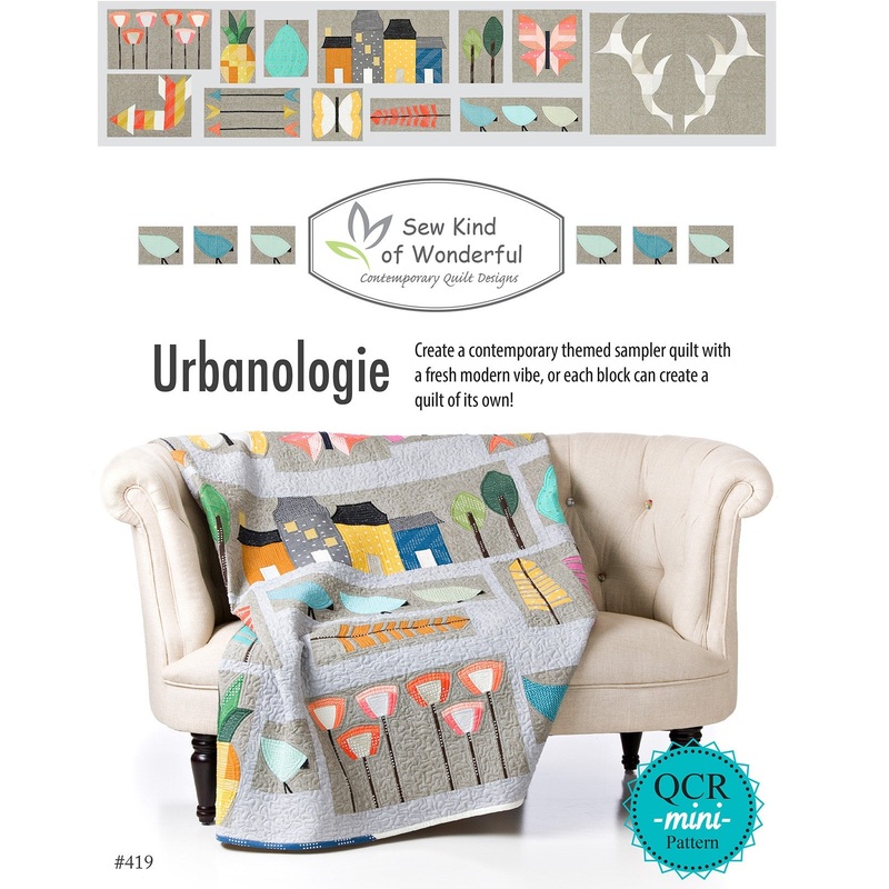 Sew Kind of Wonderful Urbanologie QCR Mini Quilt Pattern SKW419