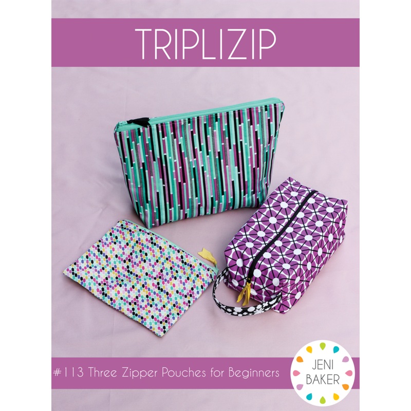 Triplizip Zipper Pouch Pattern