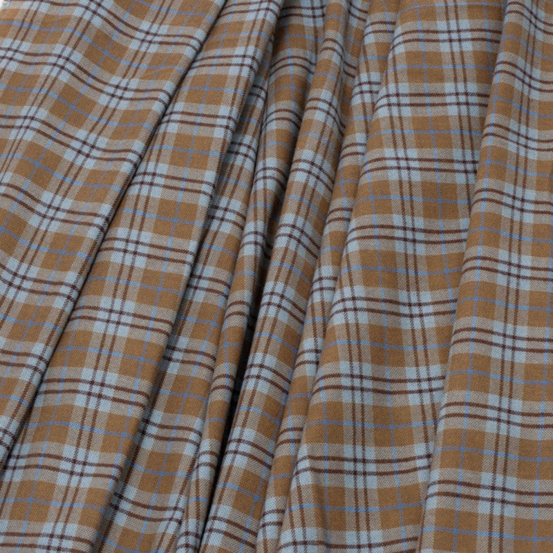 Vintage Plaid Cotton Fabric 231