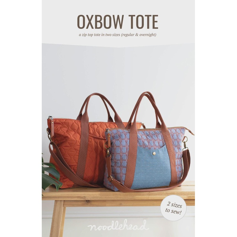 Oxbow Tote Pattern AG553 From Noodlehead By Anna Graham 2 sizes