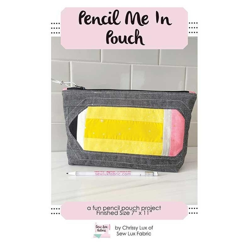 Pencil Me In Pouch SLF 2281 for Sew Lux Fabric 17 x11