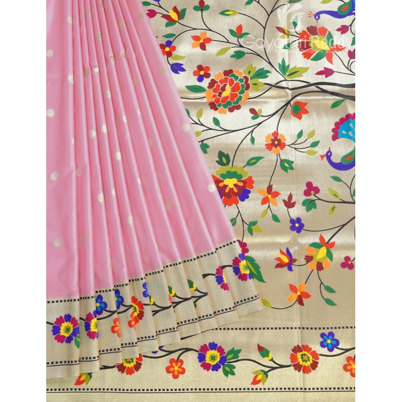 SEMI PAITHANI SAREE-SPS60