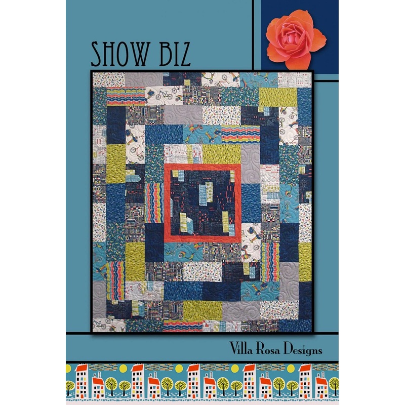 Show Biz Printed Pattern Villa Rosa Designs Size 54" x 63"