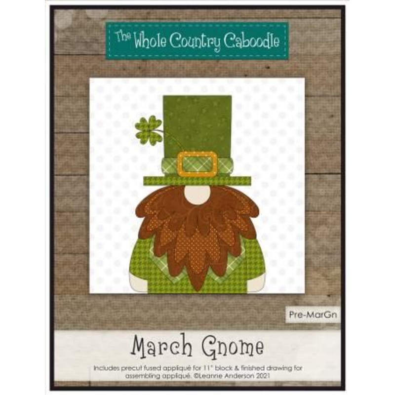 March Gnome Precut Fused Applique Pack