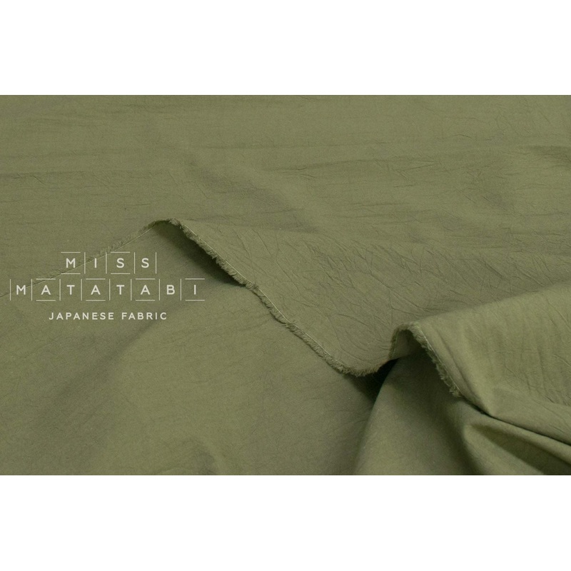 Washed Cotton - green 255