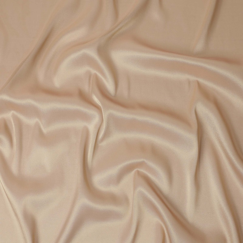 Champagne Blush Plain Pure Silk Lame Fabric Glossy Lustrous Shimmering Elegant 110cm Width Premium Quality Korean Origin - D29105