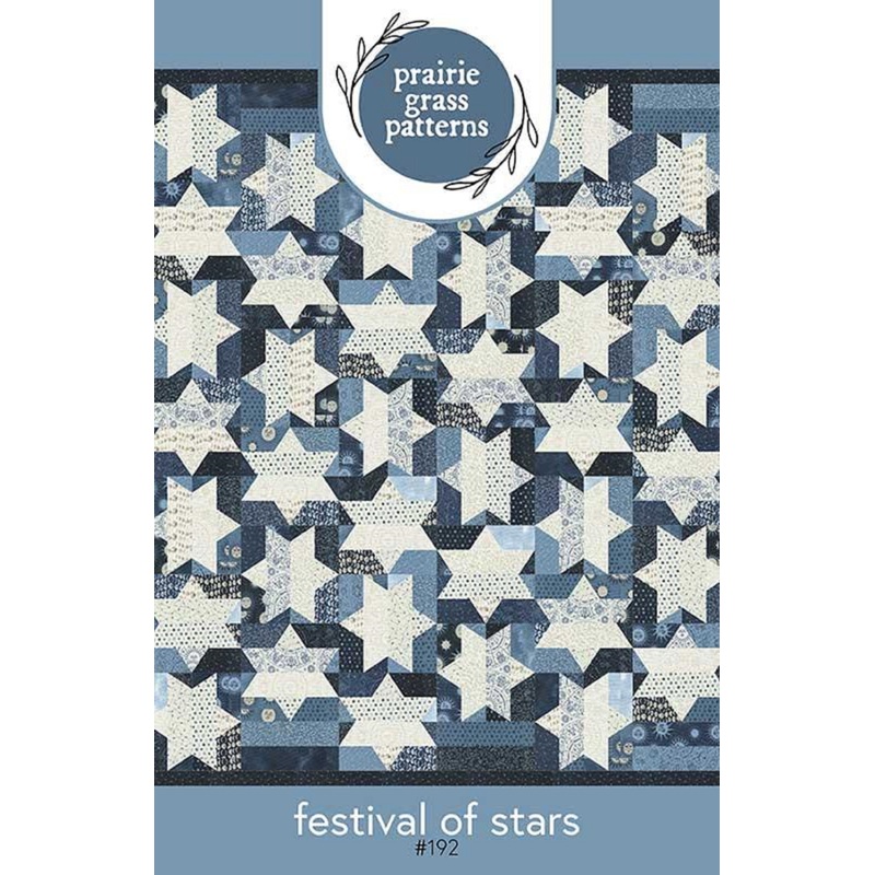 Festival of Stars Quilt Pattern by Prairie Grass Patterns
