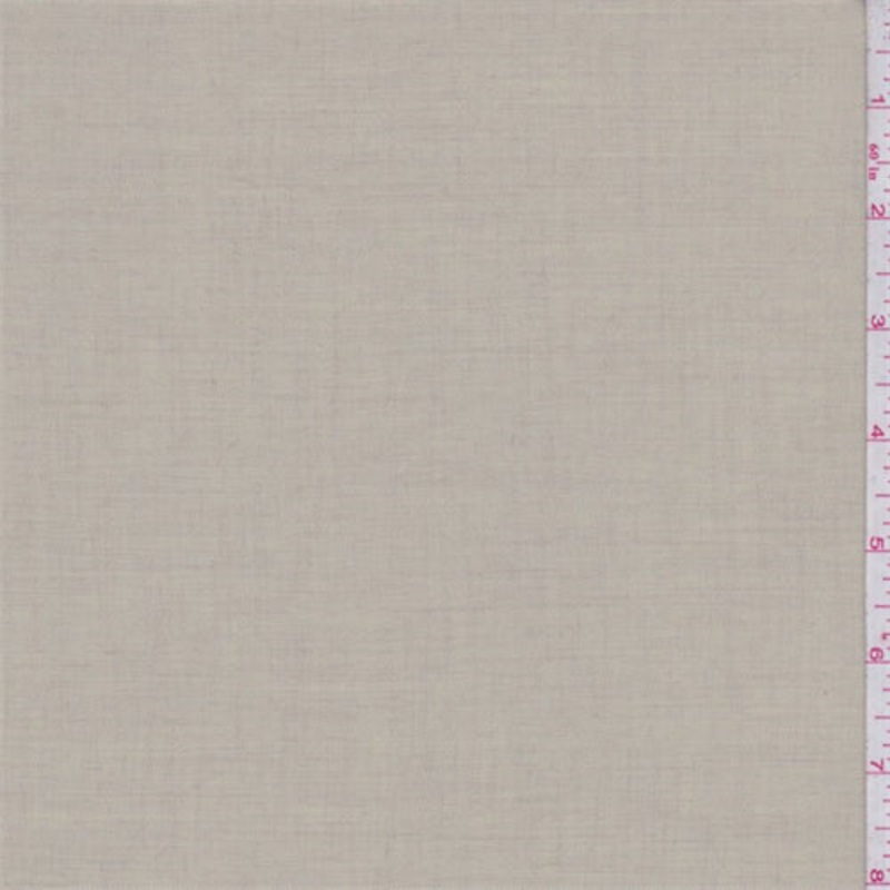 2 1/4 YD PC-Tan Wool Blend Suiting Fabric