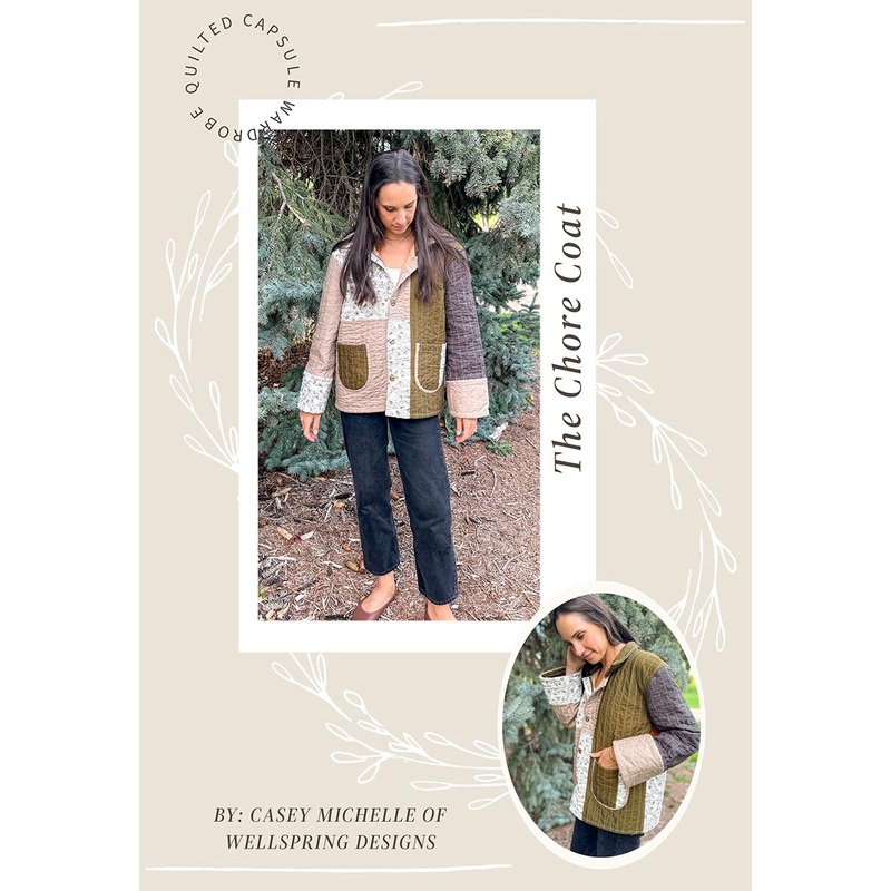 Riley Blake Designs Casey Cometti Quilted Chore Coat Pattern P191-QUILTEDCHORECOAT