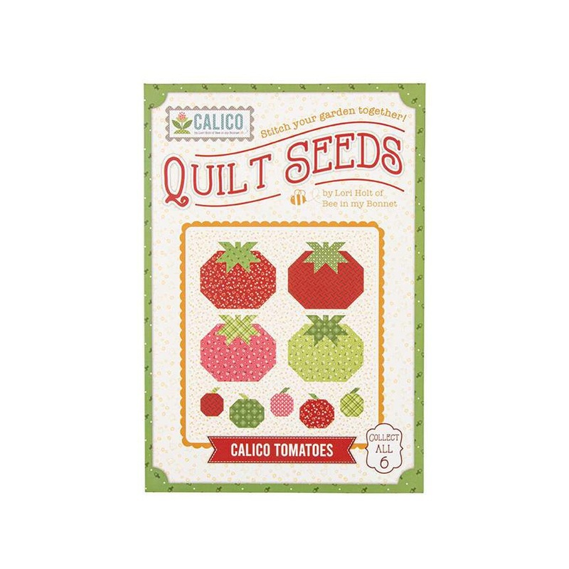 Riley Blake Designs Lori Holt Tomatoes Calico Quilt Seeds Block Pattern ST-28254