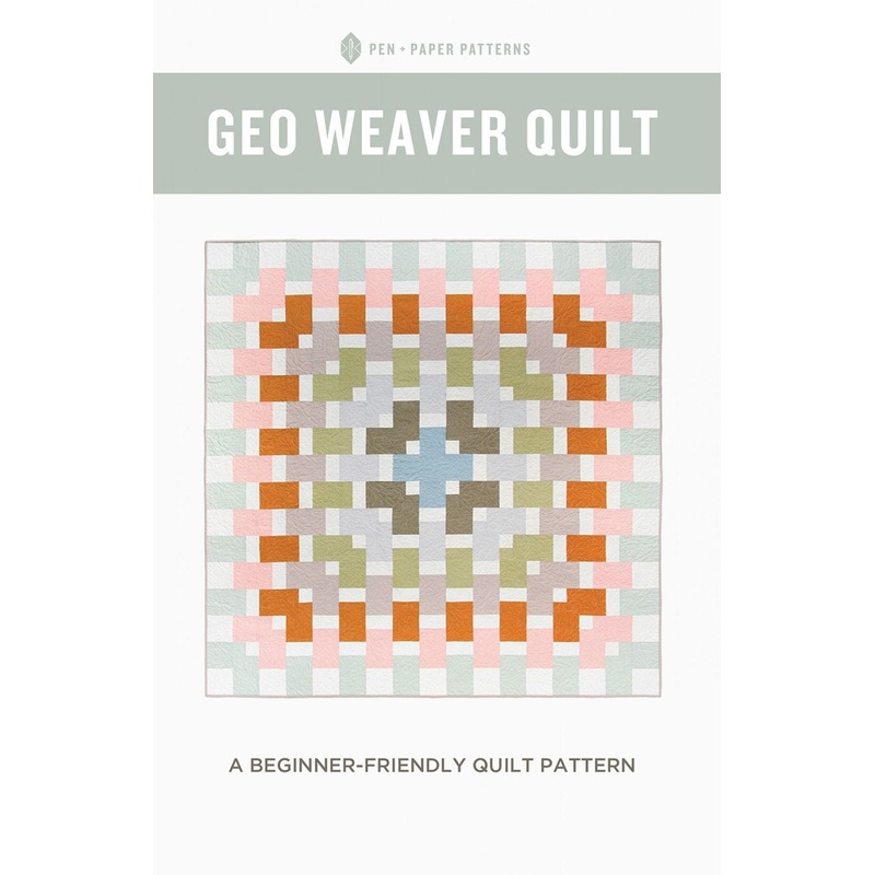 Geo Weaver Quilt Pattern PAP110 from Pen & Paper Patterns By Lindsey
