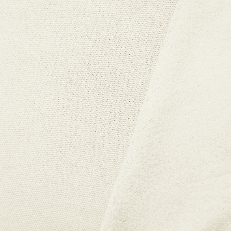 White 16 oz. Cotton Heavy Sweatshirt Fleece Knit Fabric