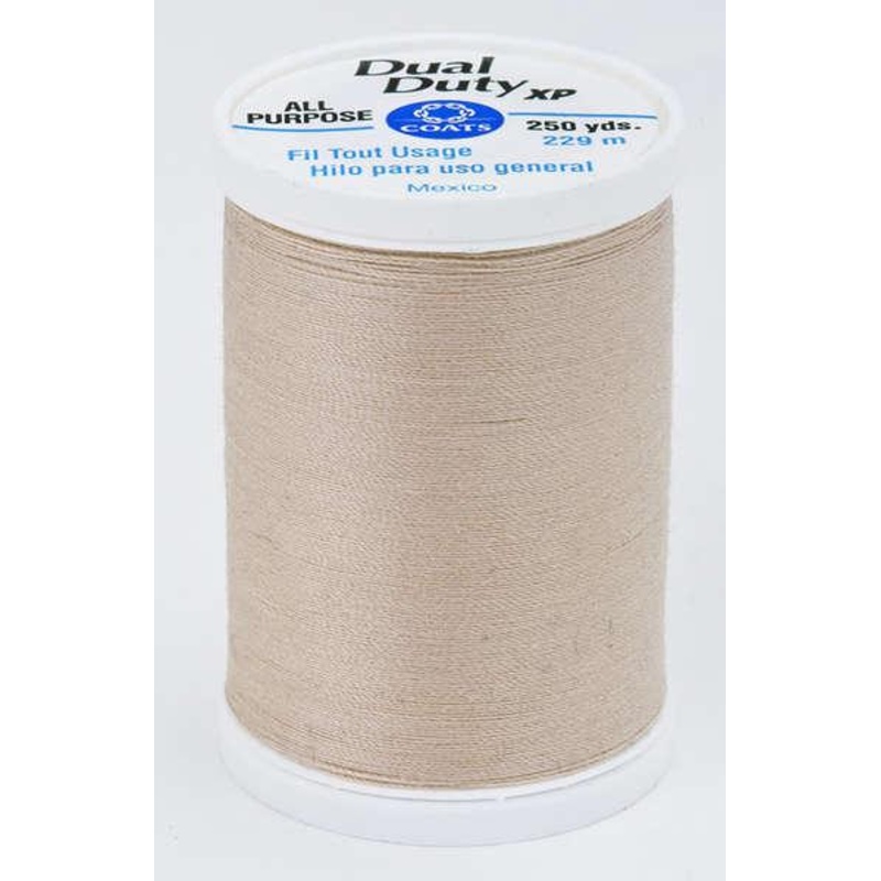 Coats Dual Duty XP Polyester Thread 250yds Raw Sugar - S9108720