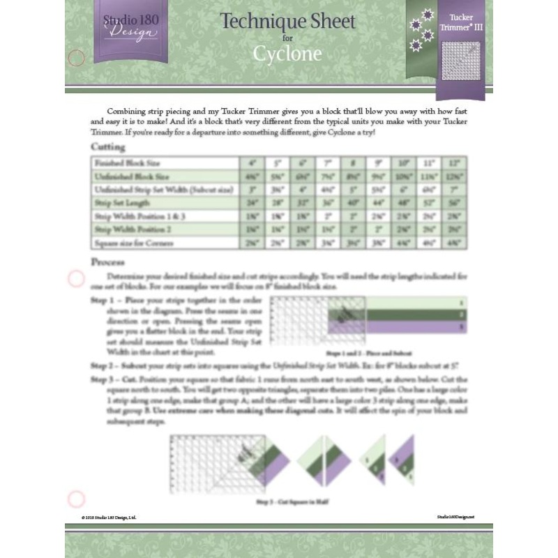 Deb Tucker Technique Sheet - Cyclone