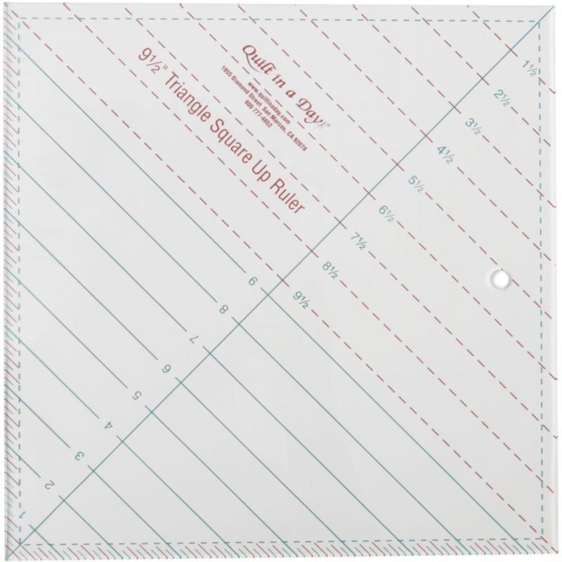 Quilt In A Day 9 1/2" Triangle Square Up Ruler