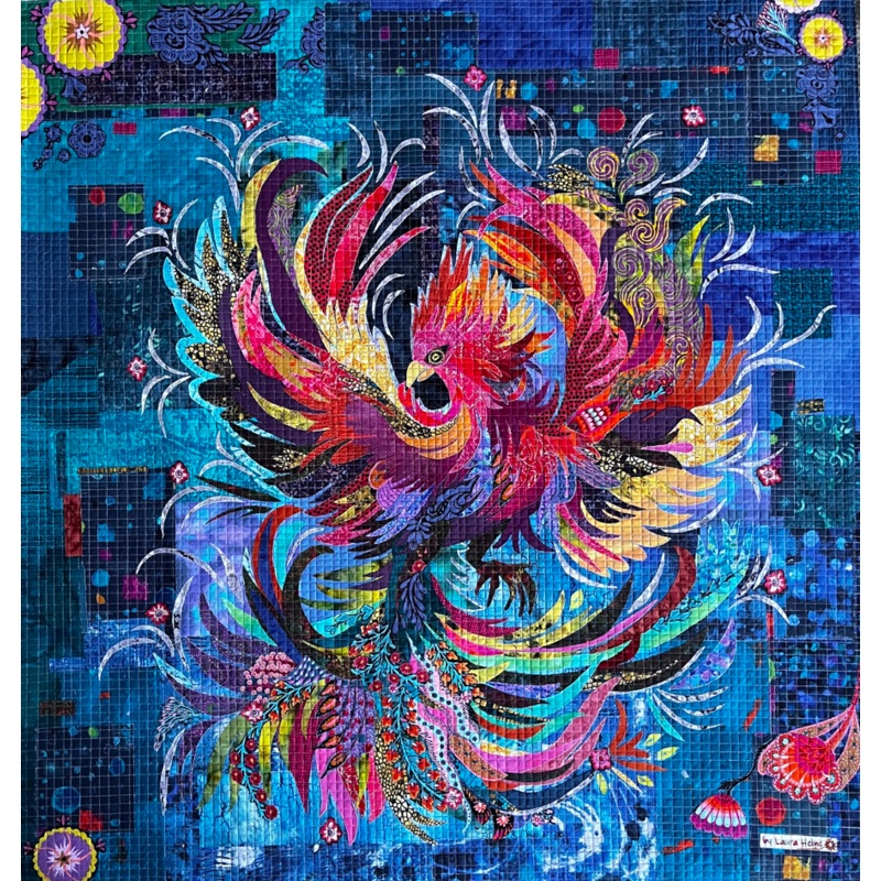Phoenix Collage Pattern