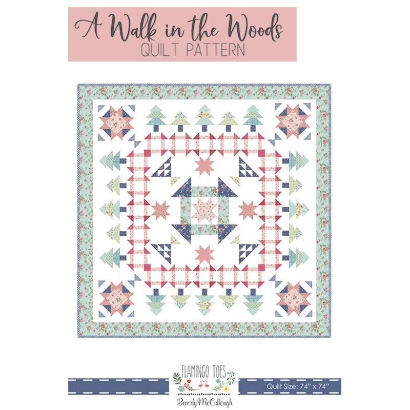 Riley Blake Designs Beverly McCullough A Walk in the Woods Quilt Pattern P138-AWALK