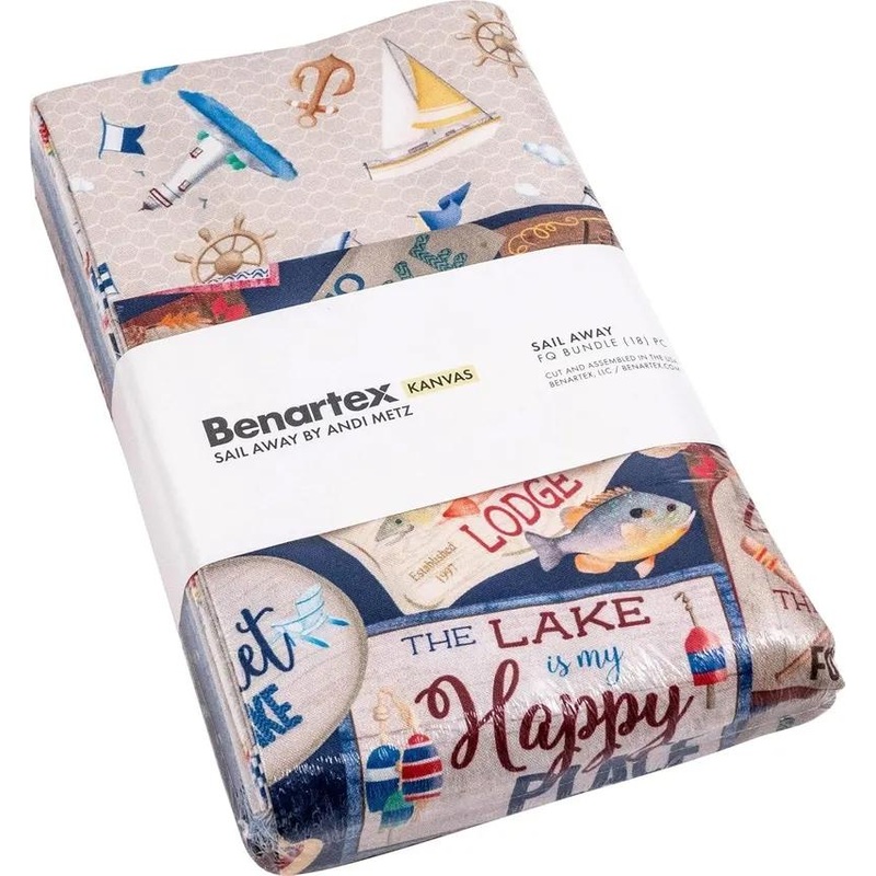 Sail Away Fat Quarter Pack - 18 pieces