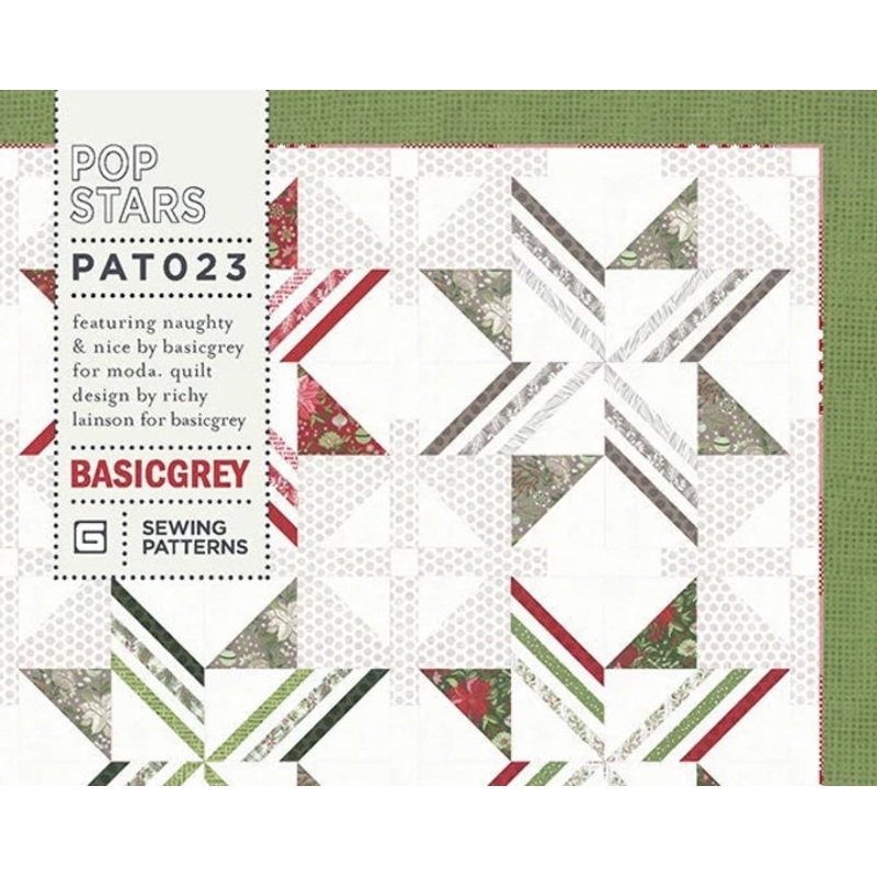 Pop Stars Quilt Pattern by Basic Grey