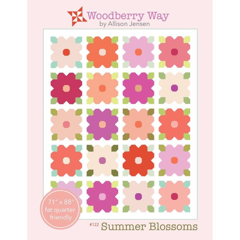 Summer Blossoms PAPER Pattern ONLY by Alli Jenson of Woodberry Way #122