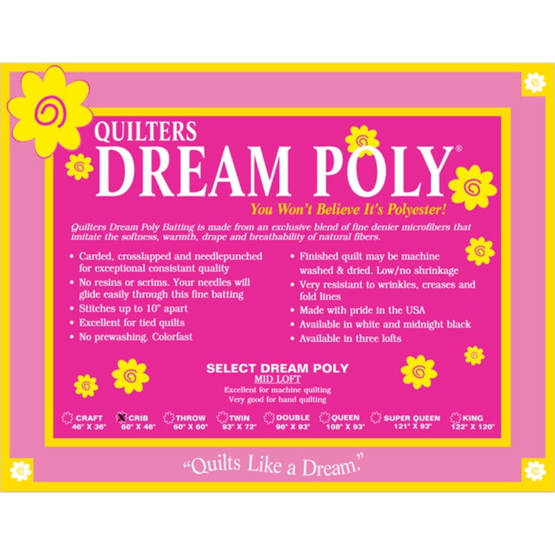 Quilters Dream Poly Select Crib 46" x 60"