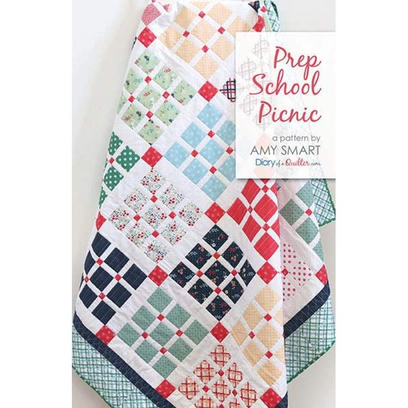 Riley Blake Designs Amy Smart Prep School Picnic Quilt Pattern P123-PREPSCHOOL