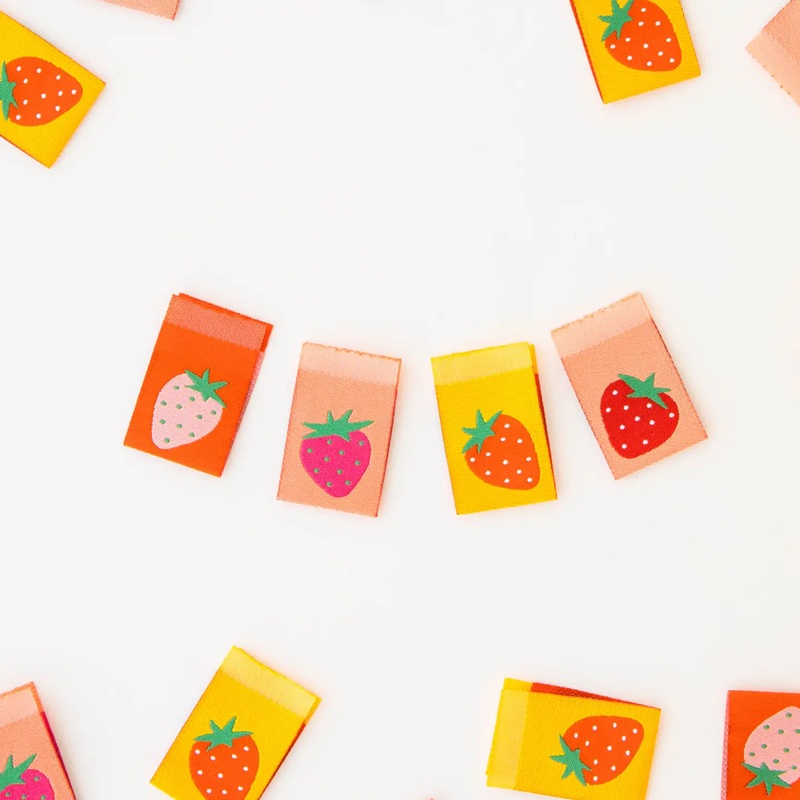 STRAWBERRY Labels by Sarah Hearts