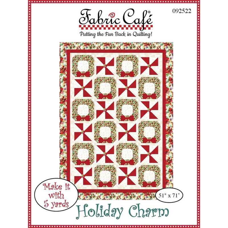 Holiday Charm 5 Yard Quilt Pattern