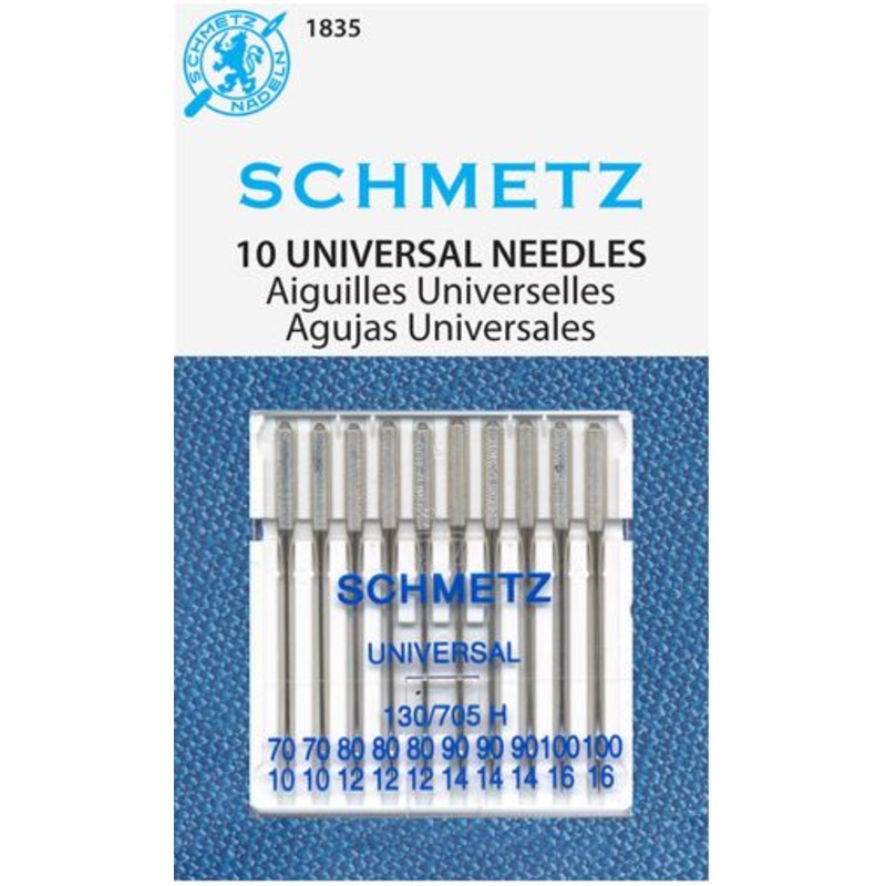 Schmetz Universal Machine Needle Size 70/80/90/100 # 1835