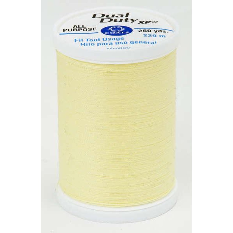 Coats Dual Duty XP Polyester Thread 250yds Baby Yellow - S9107120