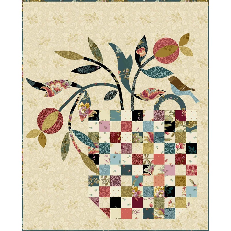 Patchwork Basket - Dahlia Fabric Kit