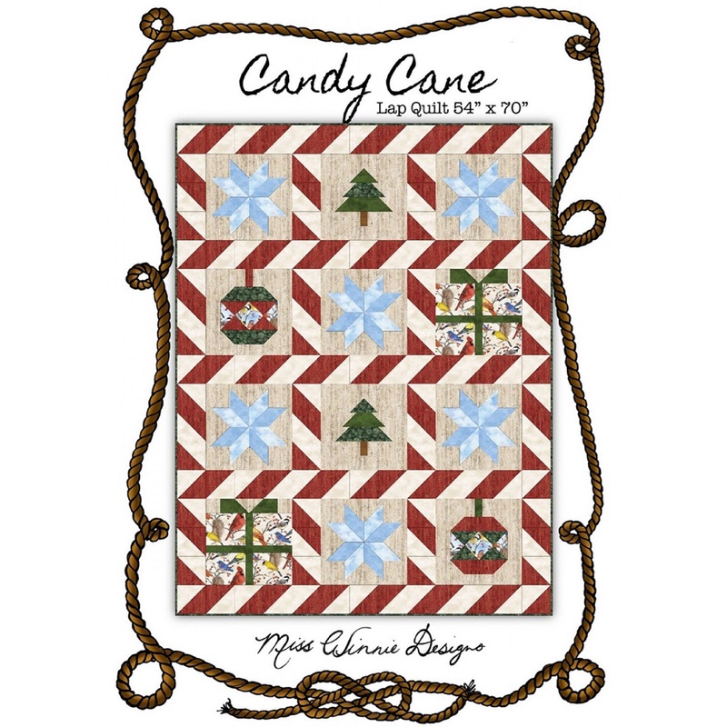 Candy Cane Quilt Pattern by Miss Winnie Designs