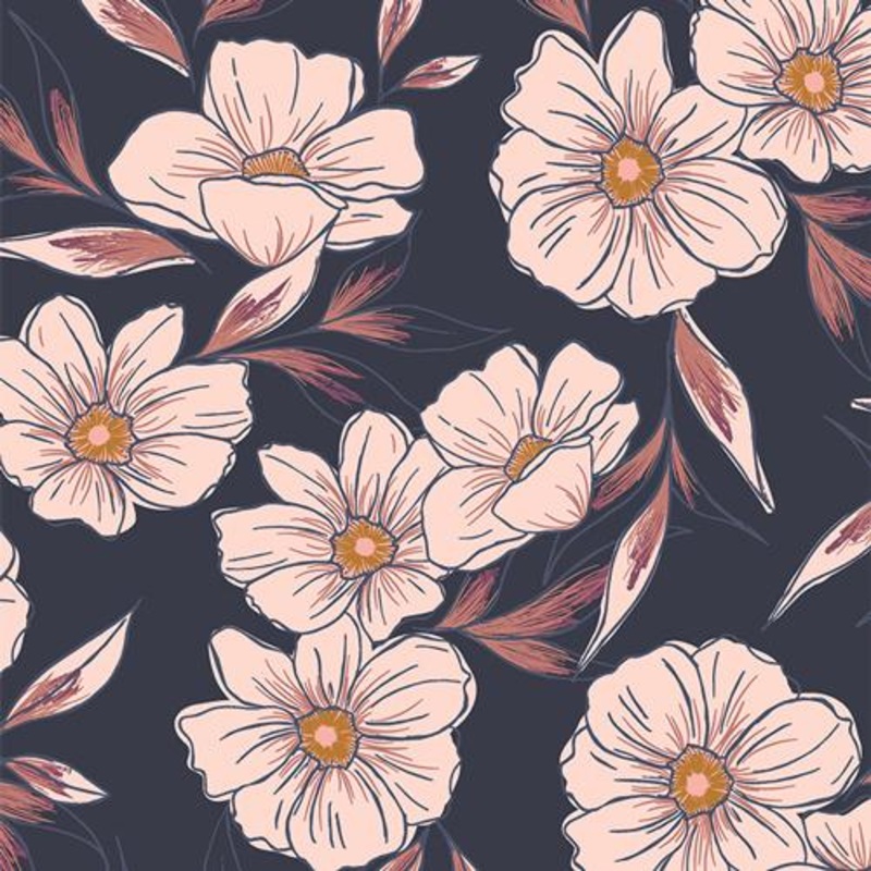 Rayon-Tinted Blooms Dusk R2700