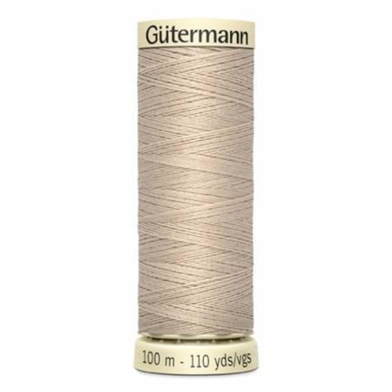 Sew-all Polyester All Purpose Thread 100m/109yds - Sand 100M-506