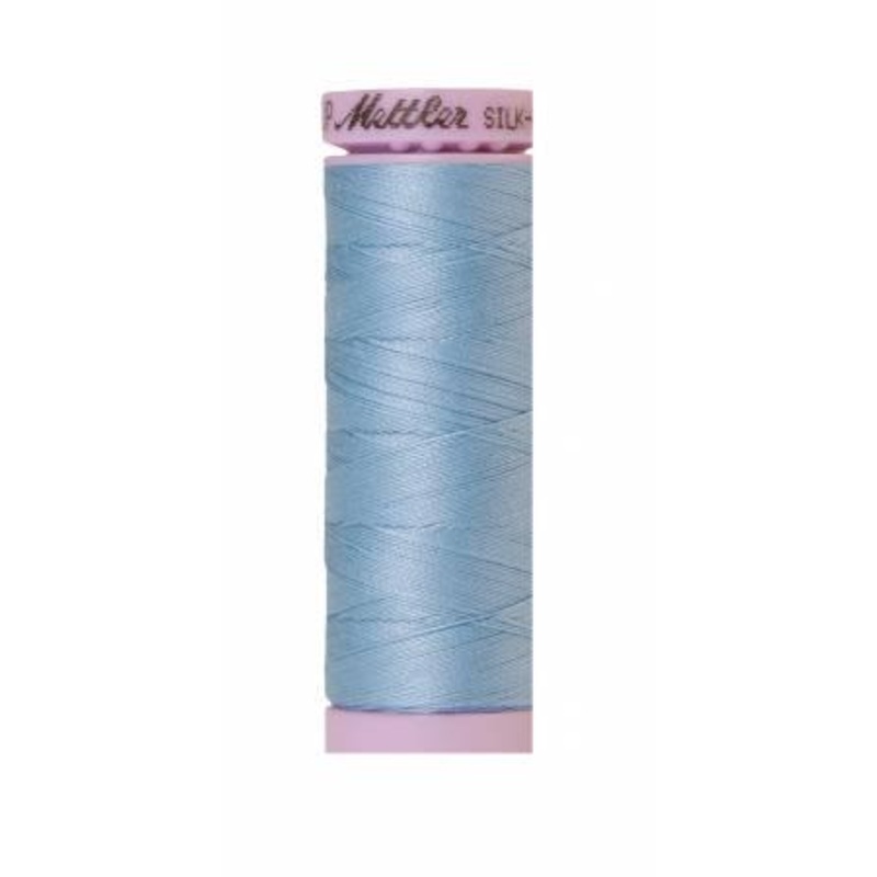 Silk-Finish Azure Blue 50wt 150M Solid Cotton Thread - 9105-0272