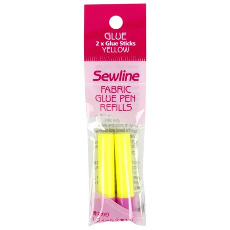 Sewline 2ct Yellow Water Soluble Glue Refill FAB50014