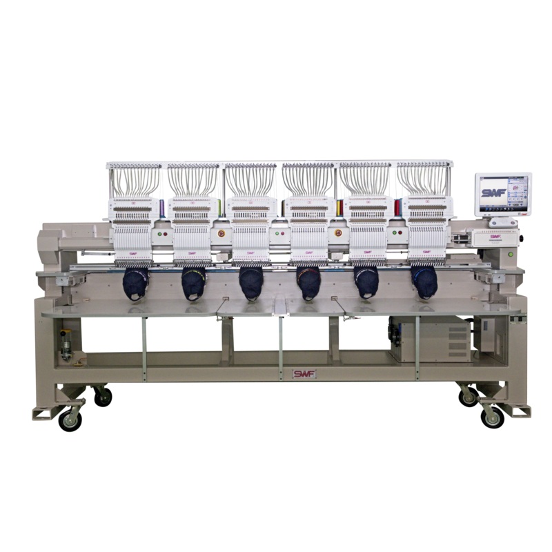 SWF KX-UK1506-45 15 Needle Six Head Wide Area Commercial Embroidery Machine