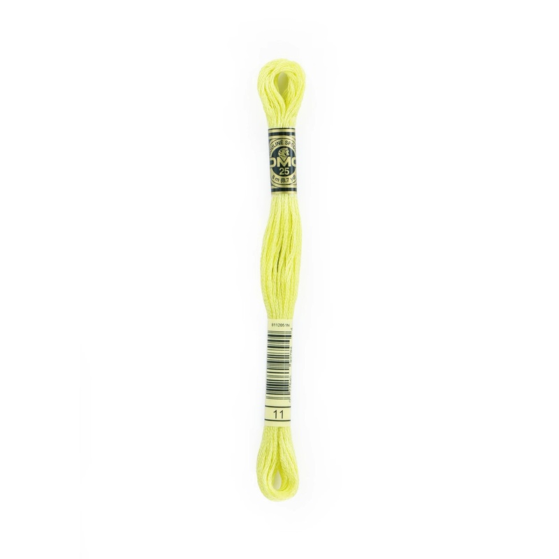DMC 11 Light Tender Green 6 Strand Embroidery Floss DMC #117UA-11