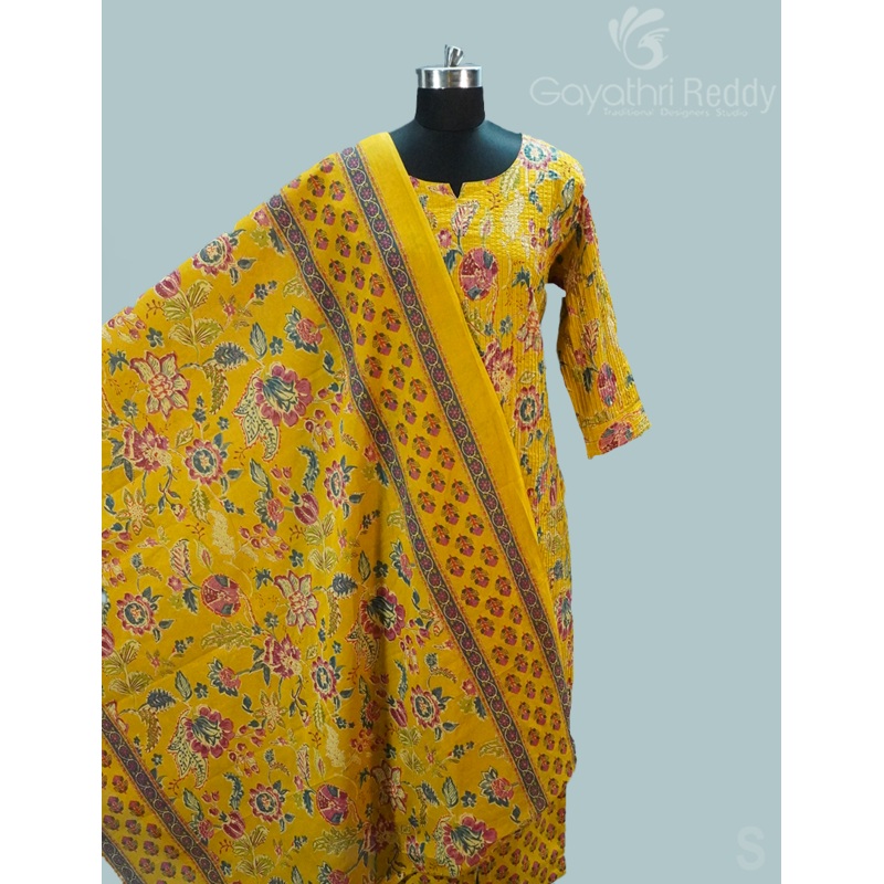READYMADE DRESS SET(3PC)-KDS1148