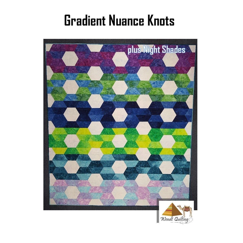 Gradient Nuance Knots Pattern