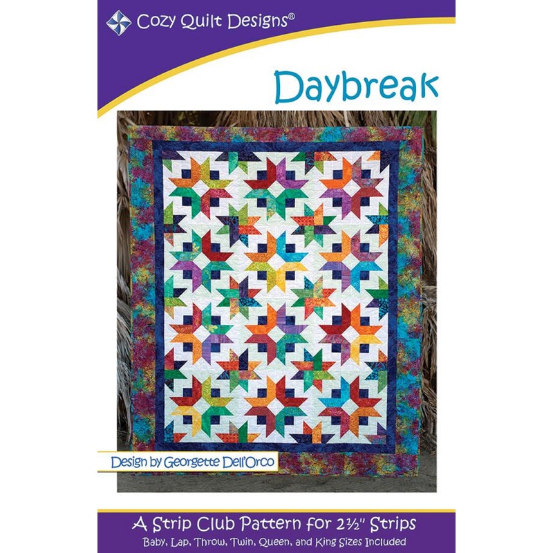 Daybreak Quilt Pattern by Cozy Quilt Designs