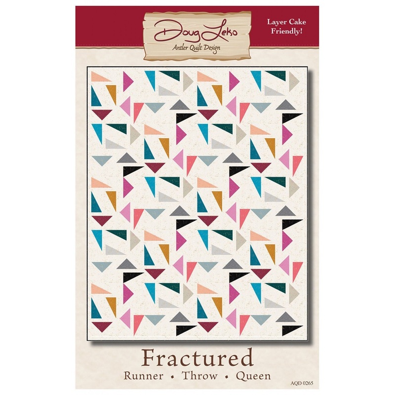 Fractured Quilt pattern AQD 0265 Antler Quilt Design