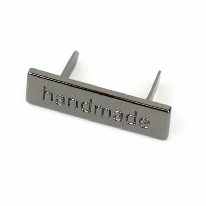 Serif Handmade Labels Gunmetal STS214B