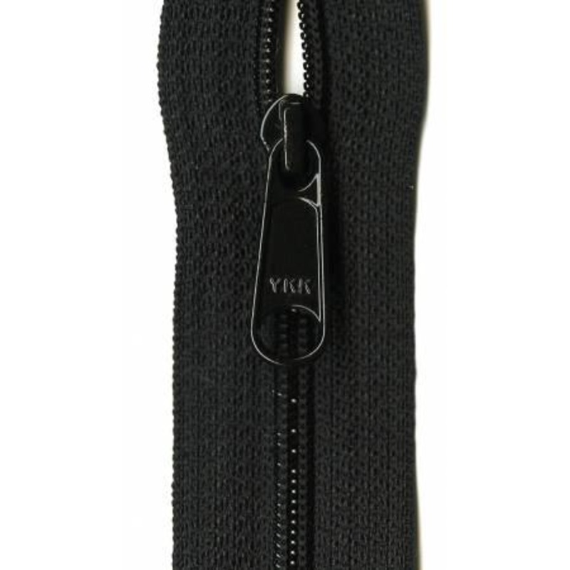 Ziplon Closed Bottom Zipper14" - Black - 04-14580