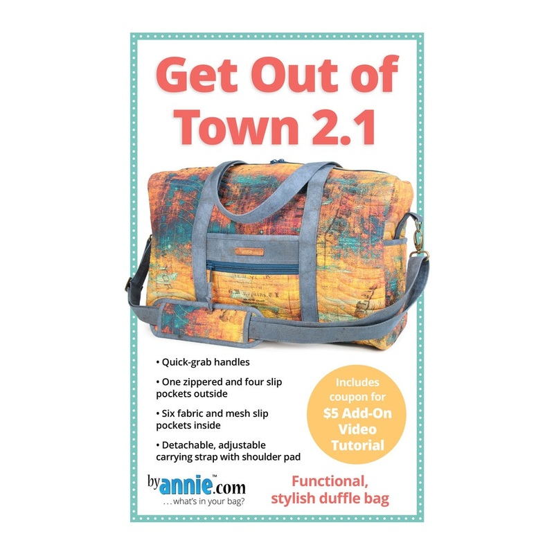 ByAnnie's Get Out of Town Duffle Bag 2.1 Pattern PBA227-2.1