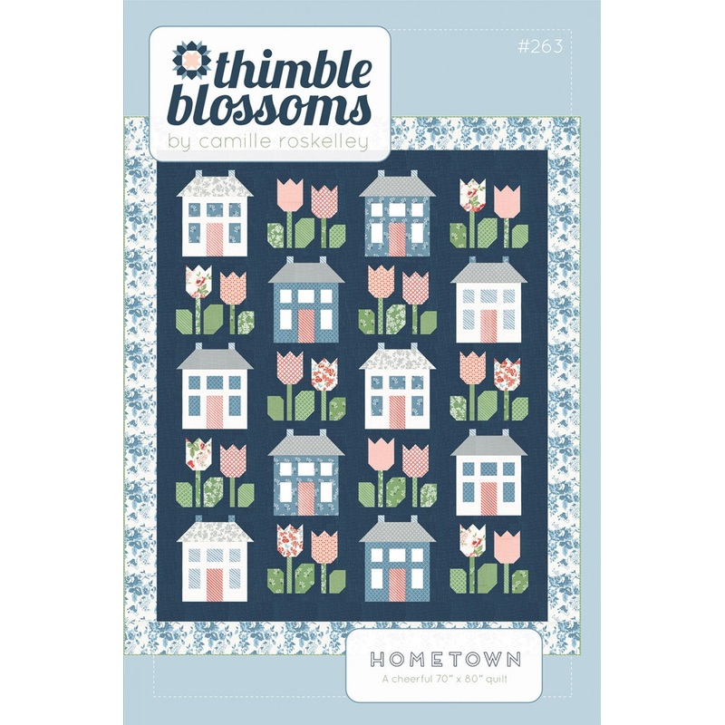 Hometown Quilt Pattern Paper only by Camille Roskelley for Thimble Blossoms 70" x 80"