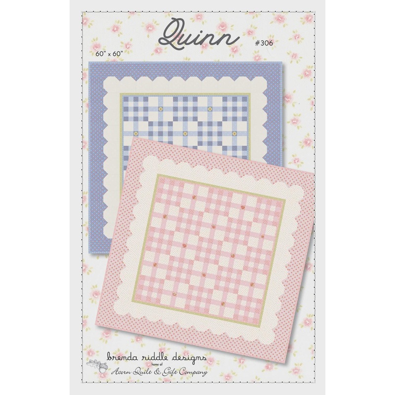 Quinn Quilt Pattern Paper Only AQ 306 by Brenda Riddle Designs for Acorn Quilts