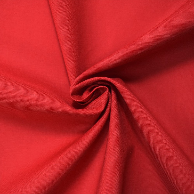 Red Cotton Solid Quality Quilting Woven 25 YD Bolt Fabric
