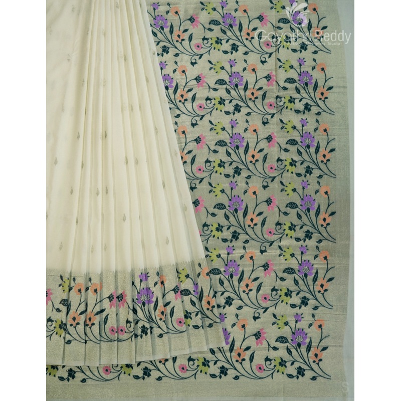 SEMI TUSSAR KADDI SAREE-STK6