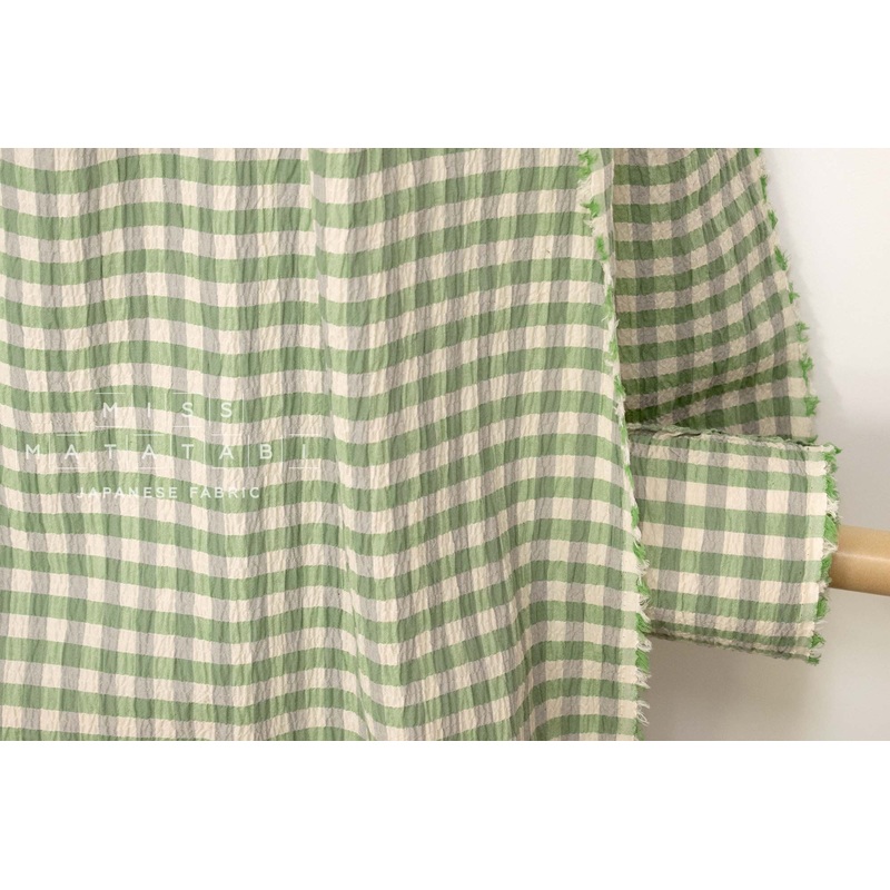 Shokunin Collection Yarn-Dyed Check - green